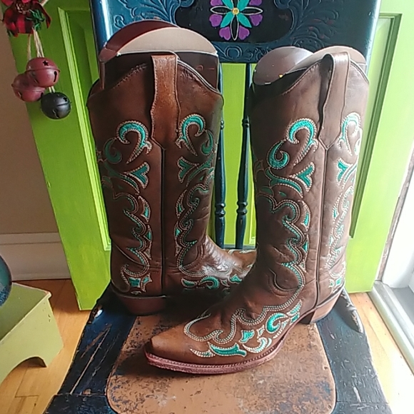 CIRCLE G COWGIRL BOOTS - Picture 1 of 8